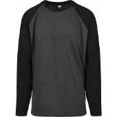 Urban Classics Raglan Contrast T-shirt Med Lång ärm