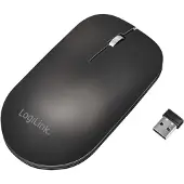 Logilink Mouse, Wireless 2.4G, 3-button, black