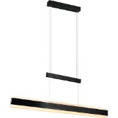 TRIO Lighting Pendellampa Arcola, dimbar, Svart, Vardagsrum / matsal, Metall, Modern