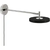 UMAGE Vägglampa , Asteria Long, dimbara, Svart, Vardagsrum, Metall, Design