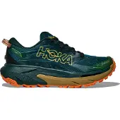 Hoka One One - Trailskor - Mafate 5 M Tidal Wave/Mustard Seed för Unisex - Storlek 42 - Blå