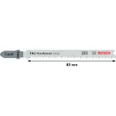 Bosch 2608634234 Sticksågsblad T 101 BF - Clean for Hard Wood 5 st