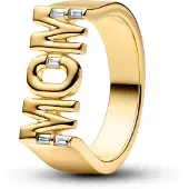 Pandora Moments förgylld MOM-ring 164460C01-56