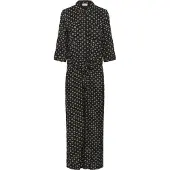 Kaffe Jumpsuit 'Rutie' camel / kitt / svart