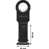 Bosch Accesorios Pro Paiz 32 Apb 32x60mm Multiverktygsblad 32x60 Mm