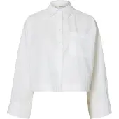 Selected femme Astha Cropped Boxy Skjorta Med Långa ärmar