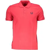 Gian Marco Venturi Röd Bomull Herr Polo T-shirt