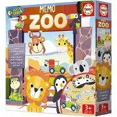 Educa Memo Zoo Pedagogiskt Spel