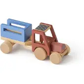 Kids Concept Kids Ceoncept Tractor Aiden - Trä - Barnens HUB - - One Size - Bil