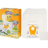 Swirl S71 Dammsugarpåse 4-pack + filter 6765965