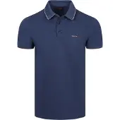 New zealand auckland NZA Polo Henley Piké Navy Sky Blå Mörkblå Storlek