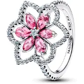 Pandora Timeless dubbel blomring i silver 194577C01-58