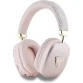 GUESS 4G Bluetooth-hörlurar med triangellogo - Rosa
