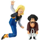 Banpresto Android 18 &amp; Mr Satan Figur