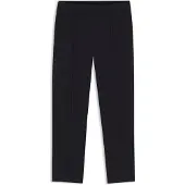 BOSS Straight-fit wool-blend trousers with drawstring waist