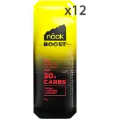 Naak Boost Energy Låda Med Energigeler Persikaté 48g 12 Enheter