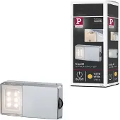 Paulmann SnapLED LED-skåpljus med brytare LED LED fast installerad 0.33 W Varmvit Silver