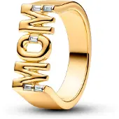 Pandora Moments förgylld MOM-ring 164460C01-50