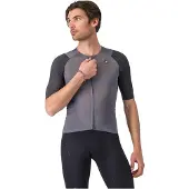 Castelli Aero Race 8S Jersey Grey Black, Size L