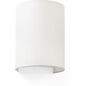 Faro Vägglampa , Cotton, dimbara, Beige, Vardagsrum, Tyg / textil, Modern