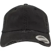 Flexfit Low Profile Detroyed Cap Svart Man