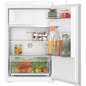 Bosch Serie | 2 KIL22NSE0 - Kylskåp med frysfack - inbyggd - fördjupning - bredd: 56 cm - djup: 55 cm - höjd: 88 cm - 119 liter - Klass E