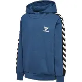 Hummel Hoodie - hmlTakao - Dark Denim - - 4 år (104) - Hoodie