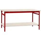 Manuflex BB5207.3003 Arbetsbordmöbel Rubinröd
