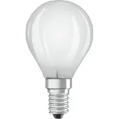Osram LED BASE CLASSIC P - LED-glödlampa - form: P45 - glaserad finish - E14 - 4 W (motsvarande 40 W) - klass E - varmt vitt ljus - 2700 K