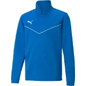 Puma Sport sweatshirt 'TeamRise' blå / vit
