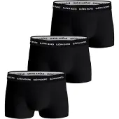 Björn Borg Cotton Stretch Trunks 3-pack Svart, L