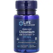 Life Extension , Optimerad Krom med Crominex 3+, 500 mcg, 60 Vegetariska Kapslar