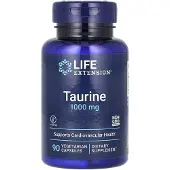 Life Extension Taurin, 1 000 mg, 90 vegetabiliska kapslar