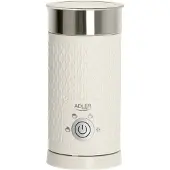 Adler AD 4495, Automatisk mjölkskummare/värmare, Beige, 130 ml, 300 ml, Varm & Cold, Knappar