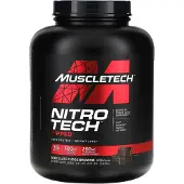 Muscletech , Nitro Tech Riven, Lean Protein + Vikt Förlust, Choklad Fudge Brownie, 4,01 lbs (1,82 kg)