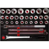 Ks Tools 811.0032 Hylsnyckelsats 811.0032