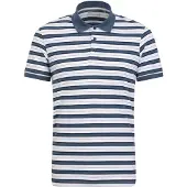 Mountain Warehouse Mens Wren Stripe Cotton Polo Shirt (White)