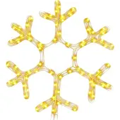 vidaXL Snöflinga ljusslinga med 72 LED varmvit 38x37 cm