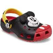 Crocs Öppna skor 'Mickey Mouse Cls' gul / röd / svart / vit