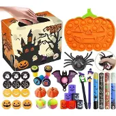 Leantoys sensoriskt set antistressleksaker Halloween fidget toys Pop It