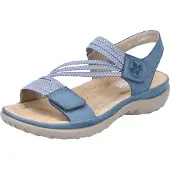 Rieker Sandal rökblå / duvblå / vit