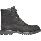 Timberland för kvinnor. TB18658A0011 Läderstövlar 6 tum svart (36 W), Hud, Karta, Nyckelband, Casual