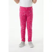 Happy girls Leggings blå / hallon / silver / vit