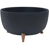 Siena Garden OSLO STRIPE LA961-82 Planteringsfat Polypropylen Antracit