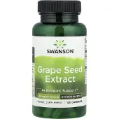 Swanson Health Druvkärnextrakt, 50 mg, 120 kapslar