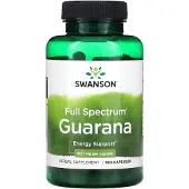 Swanson Health Fullspektrum Guarana, 500 mg, 100 kapslar