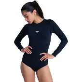 Roxy Erjwr03918 Essentials Långärmad Shorty Med Dragkedja Bak För Dam