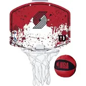Wilson Mini Hoop Portland Trailblazers WTBA1302POR röd One size