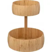 5 Five fruktskål i bambu, 2 nivåer, Ø 29 cm