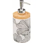 5 Five Tvåldispenser BLACKFLORA, keramisk